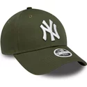 bone-curvo-verde-ajustavel-para-mulheres-9forty-league-essential-da-new-york-yankees-mlb-da-new-era