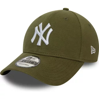 Boné curvo verde ajustável 9FORTY Camisola Essential da New York Yankees MLB da New Era