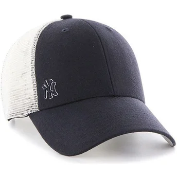Boné trucker preto dos New York Yankees MLB Suspense da 47 Brand