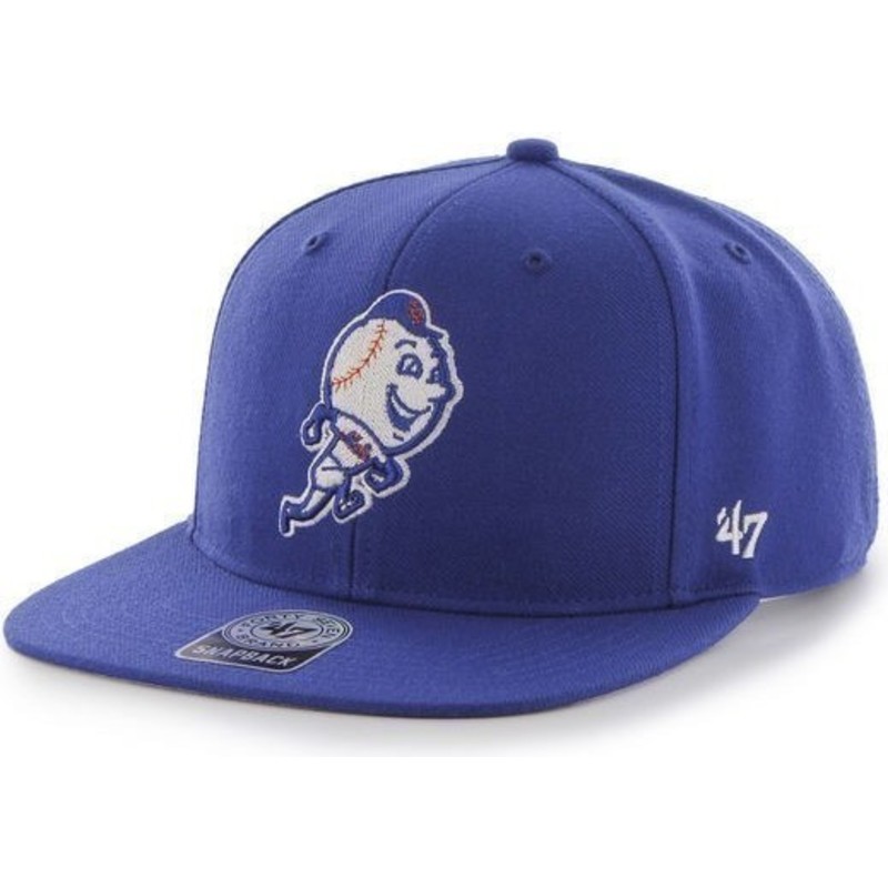 bone-plano-azul-snapback-com-logo-da-mascota-dos-new-york-mets-mlb-sure-shot-da-47-brand