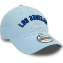 bone-curvo-azul-ajustavel-9twenty-wordmark-da-los-angeles-dodgers-mlb-da-new-era