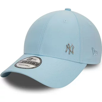 Boné curvo azul ajustável 9FORTY Flawless da New York Yankees MLB da New Era