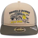 bone-trucker-bege-e-cinza-american-muscle-power-9fifty-retro-crown-a-frame-da-new-era