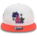 bone-plano-branco-e-vermelho-snapback-9fifty-floral-da-los-angeles-dodgers-mlb-da-new-era