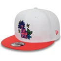 bone-plano-branco-e-vermelho-snapback-9fifty-floral-da-los-angeles-dodgers-mlb-da-new-era