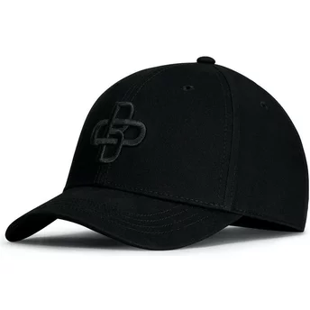 Boné curvo preto ajustável com logo preto Baseball Peach da Oblack