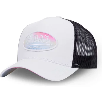 Boné trucker branco e preto PASTEL WHI da Von Dutch