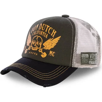 Boné trucker verde para criança KID_CREW5 da Von Dutch