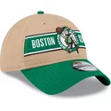 bone-curvo-castanho-e-verde-ajustavel-9twenty-draft-2024-da-boston-celtics-nba-da-new-era