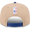 bone-plano-castanho-e-azul-snapback-9fifty-draft-2024-da-nba-da-new-era