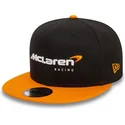 bone-plano-preto-e-laranja-snapback-9fifty-essentials-da-mclaren-racing-formula-1-da-new-era