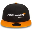 bone-plano-preto-e-laranja-snapback-9fifty-essentials-da-mclaren-racing-formula-1-da-new-era