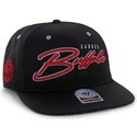 bone-plano-preto-snapback-com-logo-com-letras-dos-buffalo-sabres-nhl-da-47-brand