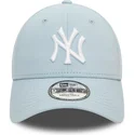 bone-curvo-azul-claro-ajustavel-9forty-league-essential-da-new-york-yankees-mlb-da-new-era