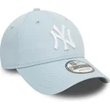 bone-curvo-azul-claro-ajustavel-9forty-league-essential-da-new-york-yankees-mlb-da-new-era