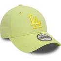 bone-curvo-verde-claro-ajustavel-com-logo-verde-9forty-league-essential-da-los-angeles-dodgers-mlb-da-new-era