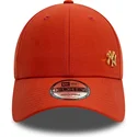 bone-curvo-vermelho-ajustavel-com-logo-dourado-9forty-flawless-da-new-york-yankees-mlb-da-new-era