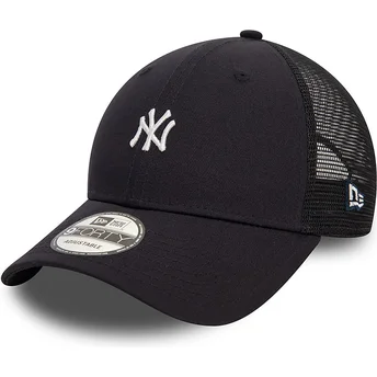 Boné trucker preto ajustável 9FORTY Mini Homefield da New York Yankees MLB da New Era