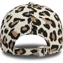 bone-curvo-leopardo-ajustavel-para-mulheres-9forty-da-new-york-yankees-mlb-da-new-era