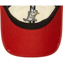 bone-curvo-bege-e-vermelho-ajustavel-9twenty-washed-da-patolino-looney-tunes-da-new-era