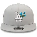 bone-plano-cinza-snapback-9fifty-seasonal-flower-da-los-angeles-dodgers-mlb-da-new-era