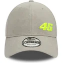 bone-curvo-cinza-ajustavel-9forty-suede-da-valentino-rossi-vr46-motogp-da-new-era