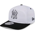 bone-curvo-branco-e-preto-snapback-golfer-chrome-logo-da-new-york-yankees-mlb-da-new-era