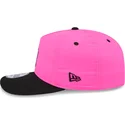 bone-curvo-rosa-e-preto-snapback-golfer-chrome-logo-da-new-york-yankees-mlb-da-new-era