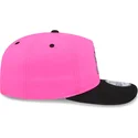 bone-curvo-rosa-e-preto-snapback-golfer-chrome-logo-da-new-york-yankees-mlb-da-new-era