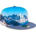 bone-plano-azul-justo-59fifty-photoreal-da-los-angeles-dodgers-mlb-da-new-era