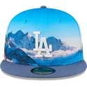 bone-plano-azul-justo-59fifty-photoreal-da-los-angeles-dodgers-mlb-da-new-era