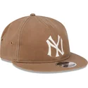 bone-plano-castanho-ajustavel-9fifty-waxed-canvas-da-new-york-yankees-mlb-da-new-era