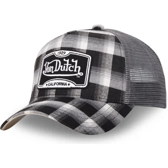 Boné trucker cinza CAR03 da Von Dutch