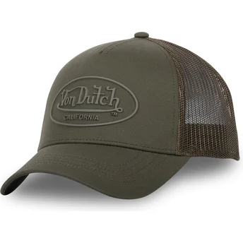 Boné trucker verde LOG07 da Von Dutch