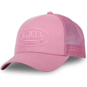 Boné trucker rosa LOG08 da Von Dutch