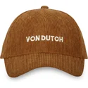 bone-curvo-castanho-ajustavel-vel24-ca-da-von-dutch