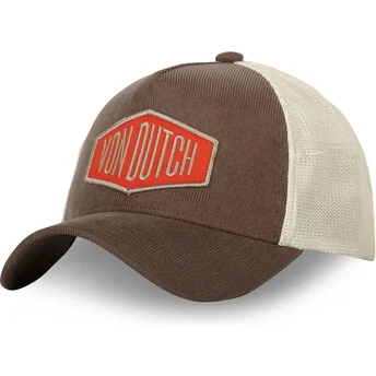 Boné trucker castanho BRO CT da Von Dutch