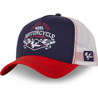 Boné trucker azul marinho, branco e vermelho MOTO CT 24 MotoGP da Von Dutch