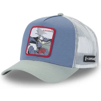 Boné trucker azul e verde Kakashi Hatake NS3 NAV Naruto da Capslab