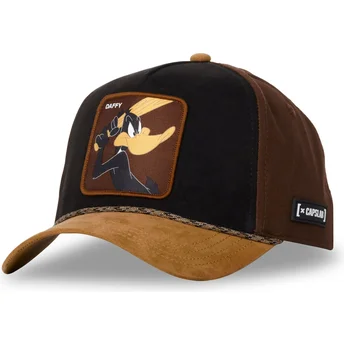 Boné trucker preto e castanho Patolino LOO10 DAF Looney Tunes da Capslab