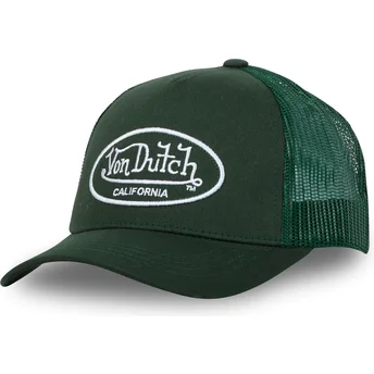 Boné trucker verde ajustável LOF B08 da Von Dutch