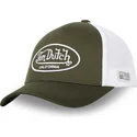 bone-trucker-verde-e-branco-ajustavel-lof-b16-da-von-dutch