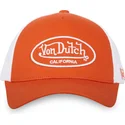 bone-trucker-laranja-e-branco-ajustavel-lof-b17-da-von-dutch