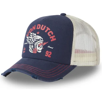 Boné trucker azul marinho CREW16 da Von Dutch