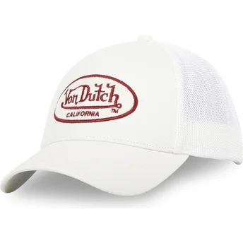 Boné trucker branco TERRYLOG02 da Von Dutch