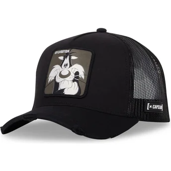 Boné trucker preto Sylvester LOO10 SYL Looney Tunes da Capslab