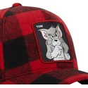 bone-curvo-vermelho-e-preto-snapback-tom-taj5-tj6-looney-tunes-da-capslab