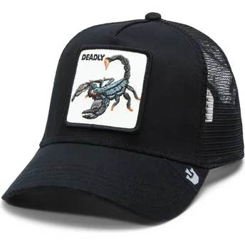 Boné trucker preto escorpião Deadly The Deadliest Scorpion The Farm da Goorin Bros.