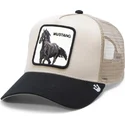 bone-trucker-bege-e-preto-cavalo-the-mustang-the-farm-da-goorin-bros