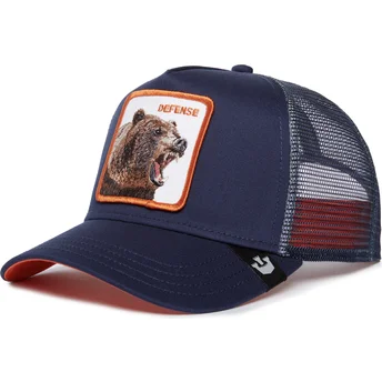 Boné trucker azul marinho urso Defense Bear Fan The Farm...